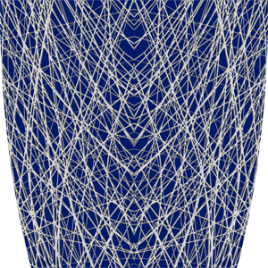 Custom Abstract Lines Blue Graphics