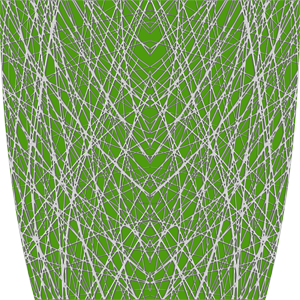 Custom Abstract Lines Green Graphics