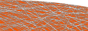 Custom Abstract Lines Orange Graphics