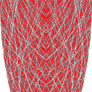 Custom Abstract Lines Red Graphics