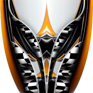 Custom Adrenaline Rush Orange Graphics