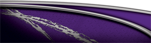 Custom Diamond Plate Purple Graphics