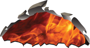 Custom Flame Rip Graphics