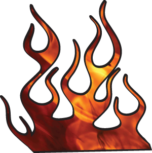 Custom Real Flame Graphics