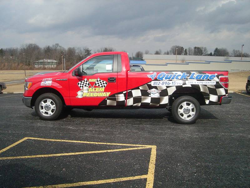 Salem Speeway truck wrap