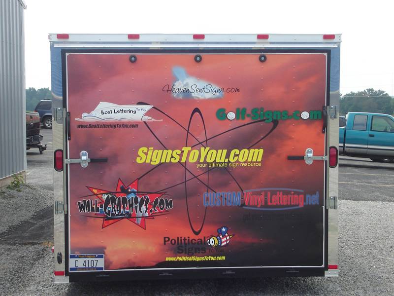 Trailer wrap back