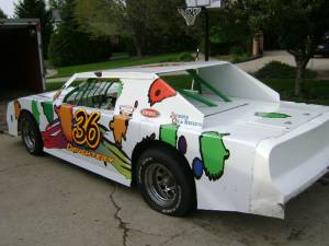 Race Car Lettering