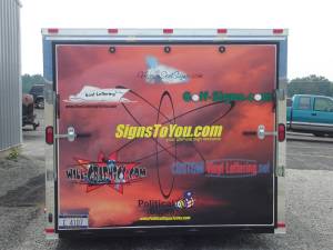 Trailer wrap back