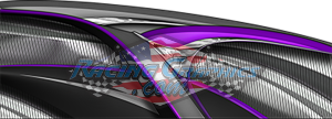 Purple Racing Wraps Armored Purple Vinyl Wrap for Race Cars