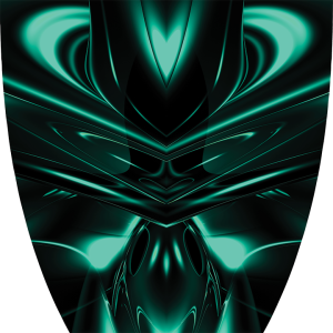 Custom Cyber Ghost Aqua Graphics