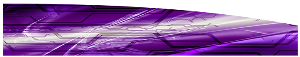 Custom Fire Wire Purple Graphics