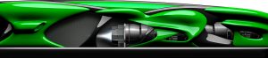 Custom SX9 Jet Green Graphics