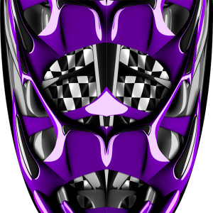 Custom Vandal Purple Graphics