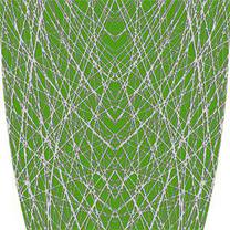 Custom Abstract Lines Green Graphics