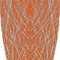 Custom Abstract Lines Orange Graphics