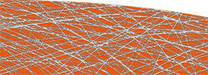 Custom Abstract Lines Orange Graphics