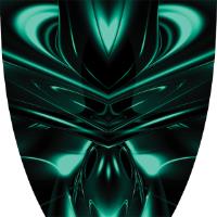 Custom Cyber Ghost Aqua Graphics