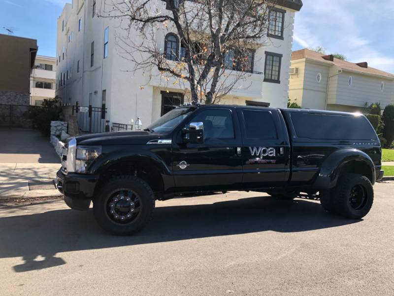 2015 F-350 Truck door Lettering from Richard C, CA