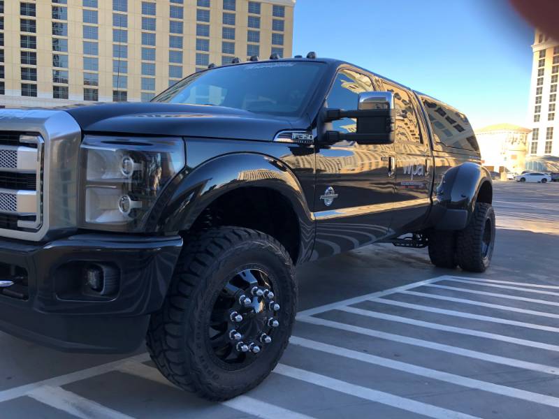 2015 F-350 Truck door Lettering from Richard C, CA