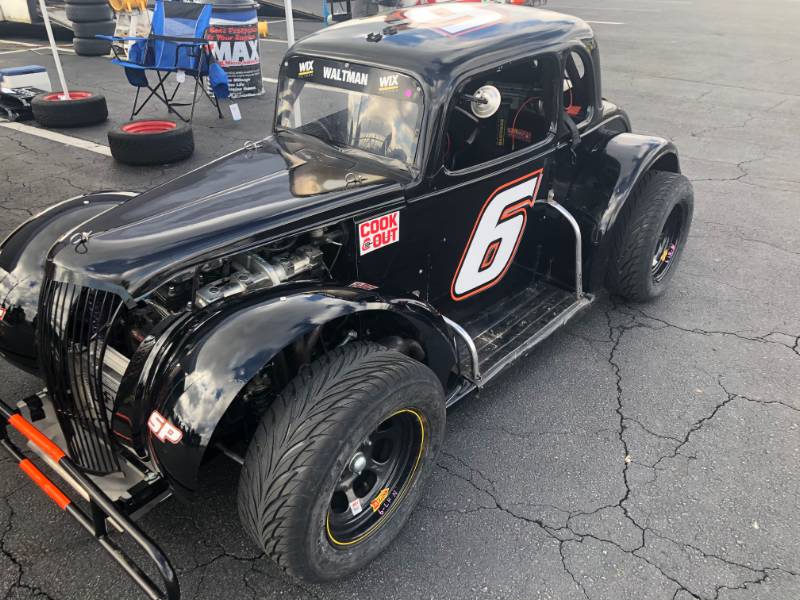 Race car and trailer Lettering from Michael W, VA